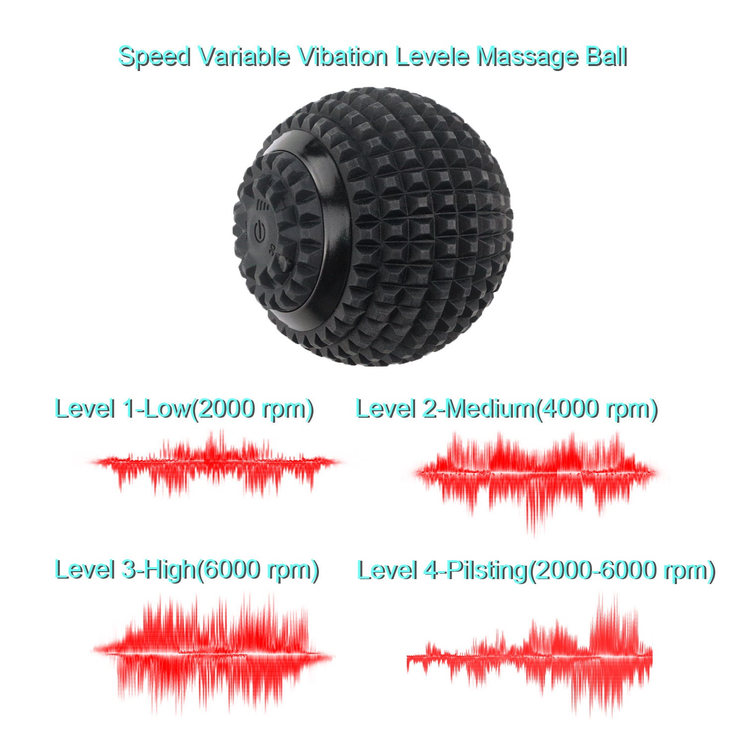Massage Ball  Vibration 4 stufen